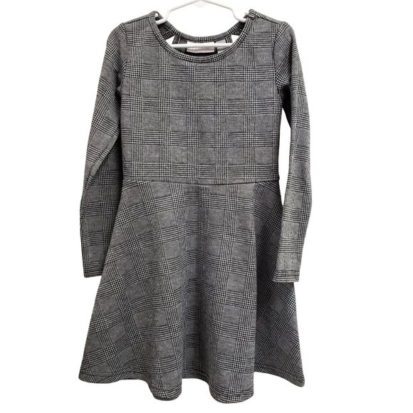 Children's Place Girls Plaid Long Sleeve Dress Size Small 5/6 - Picture 1 of 10